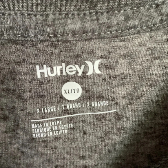 EUC MENS HURLEY GREY GRAPHIC T-SHIRT SIZE XL - Picture 3 of 6